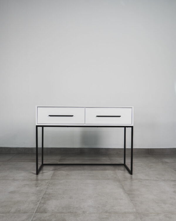 LONDON – WHITE & BLACK DRESSING TABLE