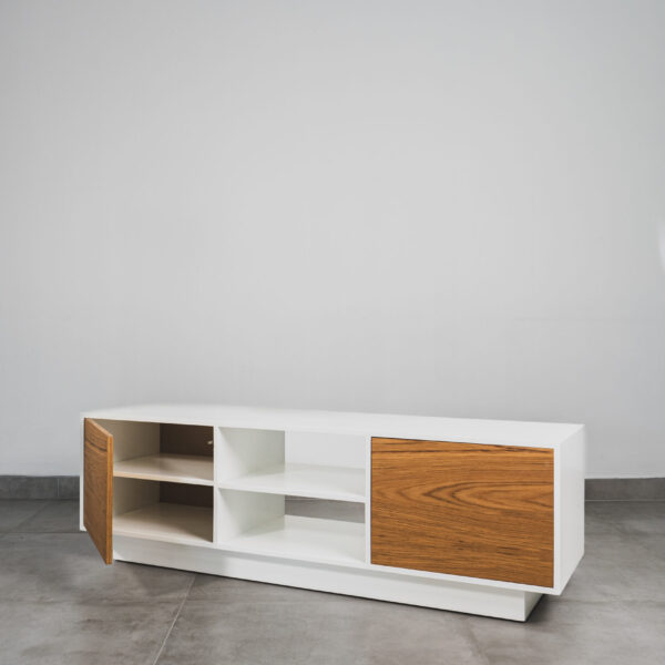 NOA – WHITE & VENEER TV UNIT