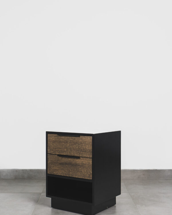 NOA – BLACK & VENEER PEDESTAL