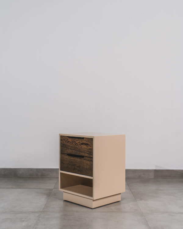 NOA – BEIGE & VENEER PEDESTAL