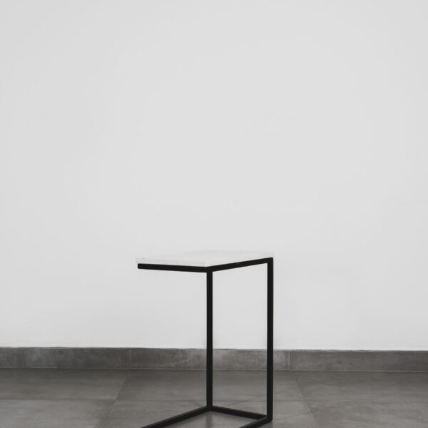 STONE COLLECTION – WHITE QUARTZ COUCH TABLE