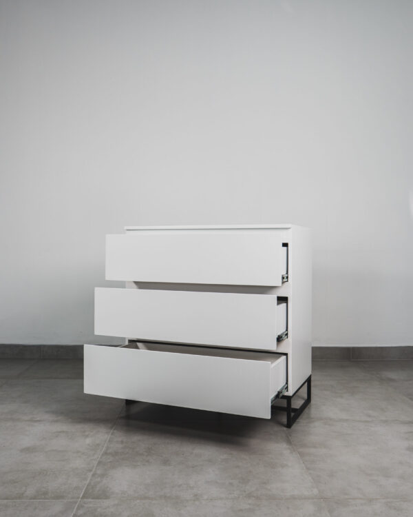 SYDNEY – WHITE CHEST OF DRAWERS