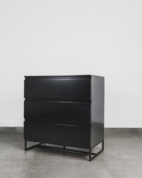 SYDNEY – BLACK CHEST OF DRAWERS