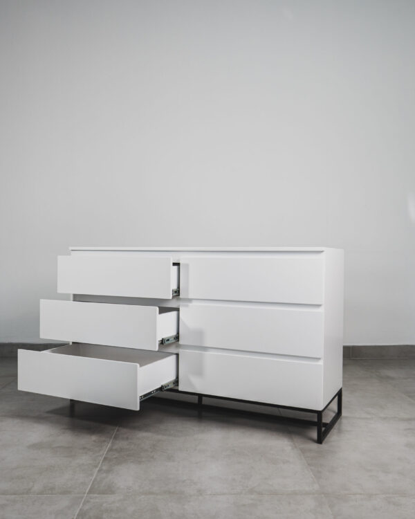 SYDNEY – WHITE 6 DRAWER