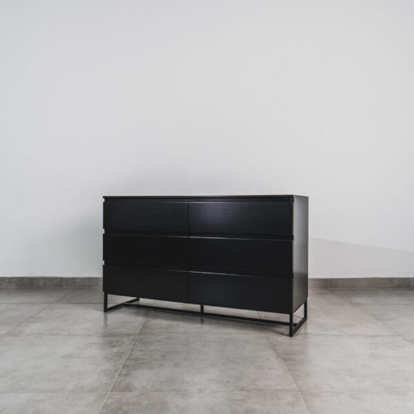 SYDNEY – BLACK 6 DRAWER