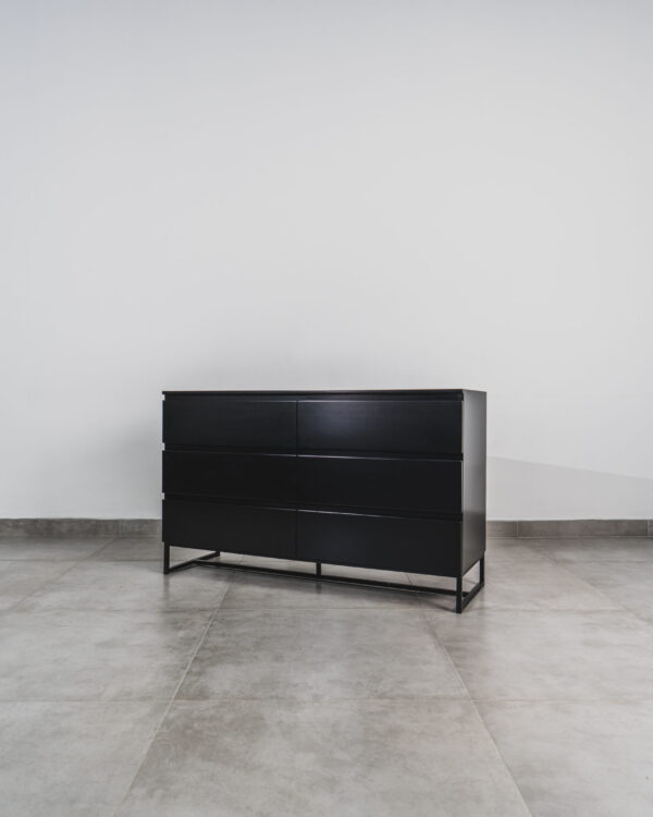 SYDNEY – BLACK 6 DRAWER