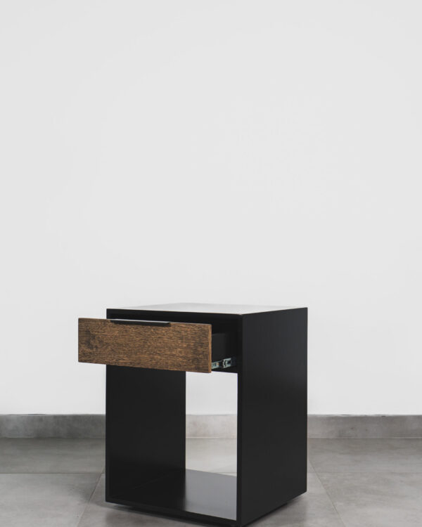 BALI – BLACK & VENEER PEDESTAL