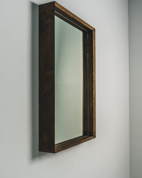 SMALL MIRROR – DARK OAK