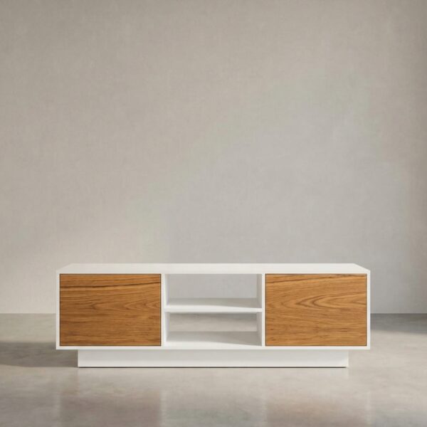 NOA – WHITE & VENEER TV UNIT