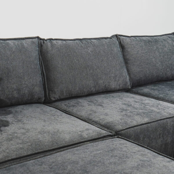 SOLASTA – 3 SEATER COUCH WITH OTTOMAN – BRISTOL