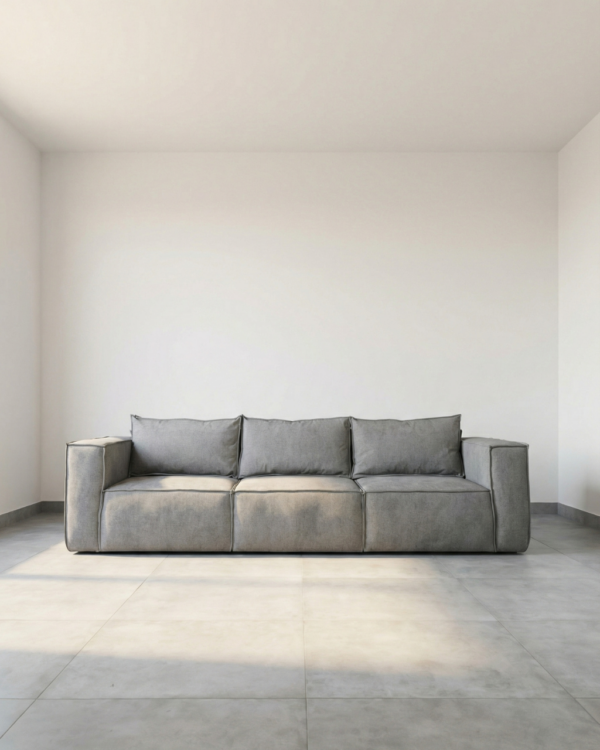 SOLASTA – 3 SEATER COUCH – SLEET