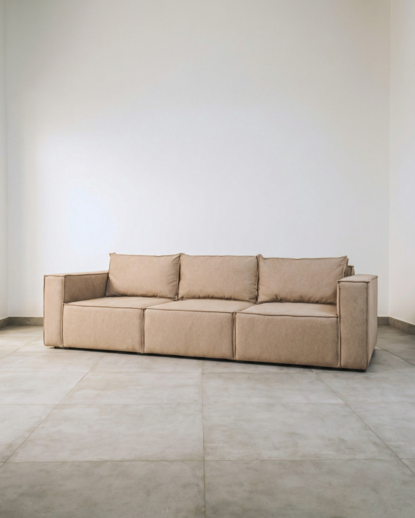 SOLASTA – 3 SEATER COUCH – FRENCH OAK